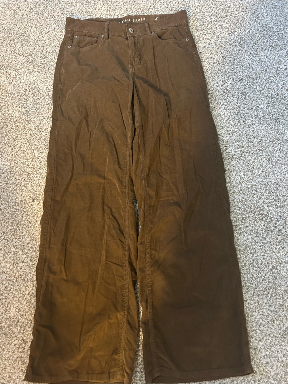 American Eagle Outfitters Womens Corduroy Pants in Brown